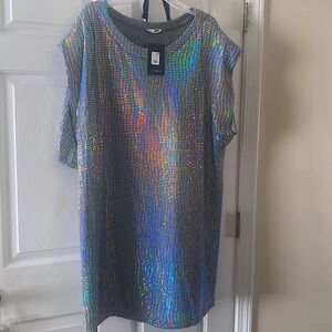 Mini plus size party dress